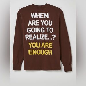 Urban Outfitters Brown Long Sleeve Tee